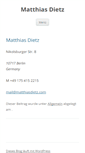 Mobile Screenshot of matthiasdietz.com